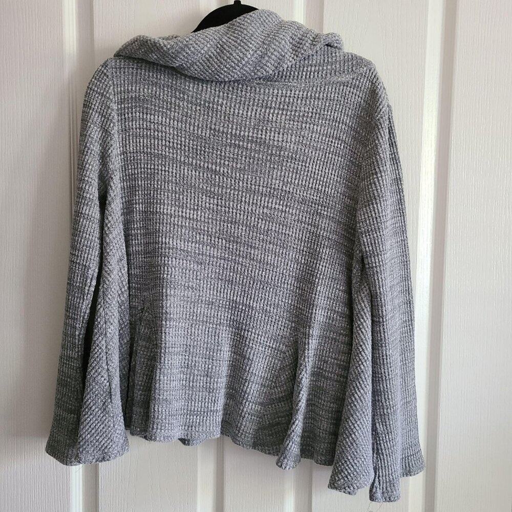 POSTMARK Anthropologie Gray Maurisa Cowl Neck Thermal OB557277 Womens Size Small - Picture 3 of 9
